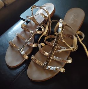 Vince Camuto Gold Sandals